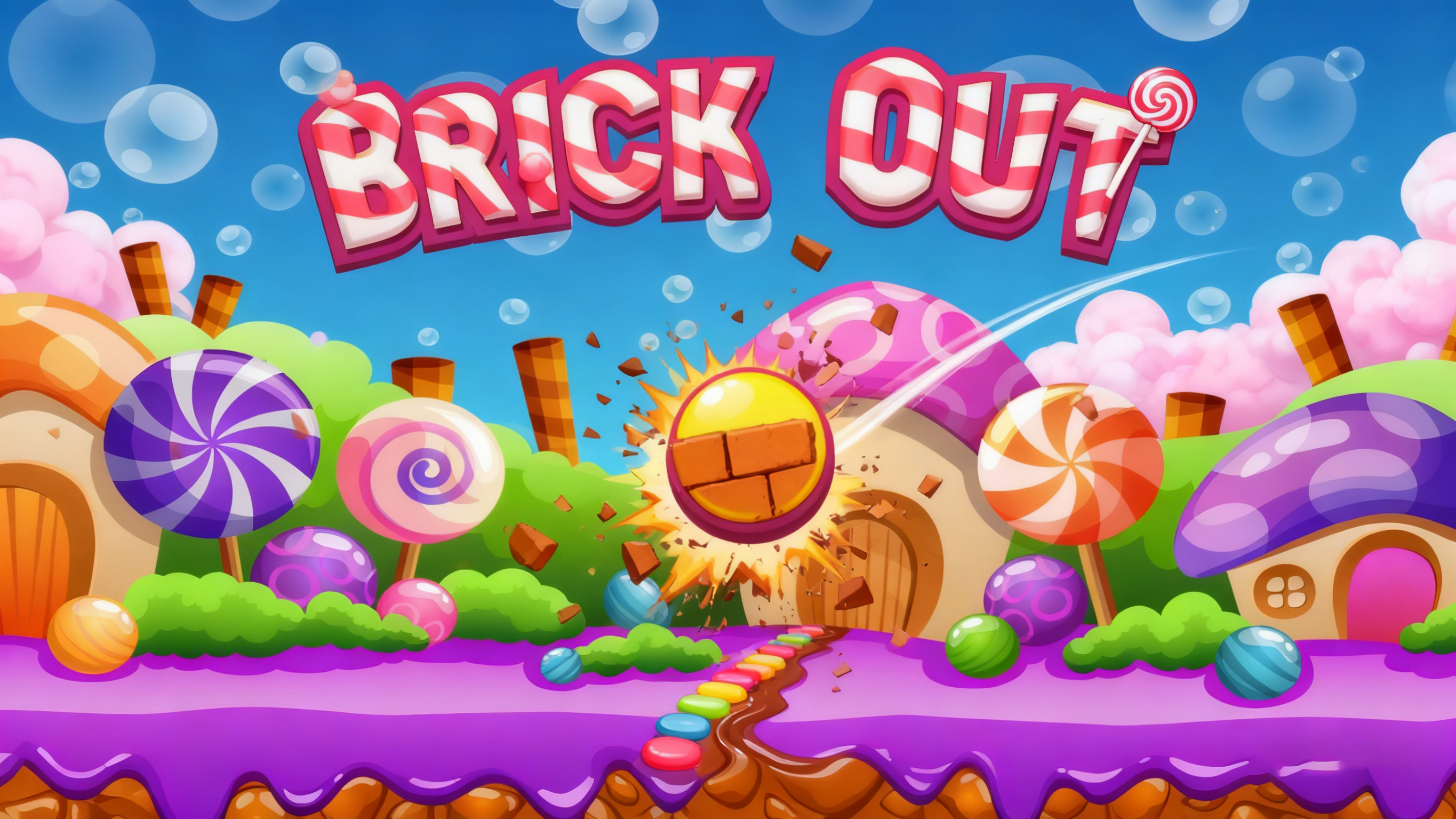 Brick Breaker Game Screenshot